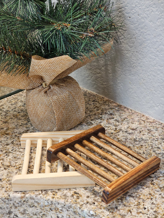 Bamboo Wood Soap Dishes